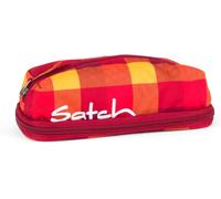 Kal-Firecracker Federmäppchen Sat-Pen-001-9a8, 22 Cm, 1 L, Red Yellow Checks