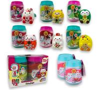 KAL-Funny Box Chupa Chups Sparkling Squishy, \U200B\U200Bboîtes Porte-Stylos Avec Poupées Anti-Stress Douces, Parfumées Et À Remontée Lente, 2 Pièces - Jouets Pour Garçons Et Filles