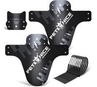 Kal-Garde-Boue De Vélo De Montagne Réglable, Compatible Avant Et Arrière, S'adapte Aux Tailles De Roues 26 "", 27,5"", 29 "", Grande Taille Et Fat Bike, 2 Pièces