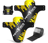 Kal-Garde-Boue De Vélo De Montagne Réglable, Compatible Avant Et Arrière, S'adapte Aux Tailles De Roues 26 "", 27,5"", 29 "", Grande Taille Et Fat Bike, 2 Pièces