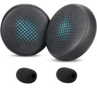 KAL-Go Work Coussinets De Rechange Compatibles Avec Les Casques Sans Fil Jlab Go Work Avec Cuir Protéiné Souple, Isolation Phonique, Mousse Haute Densité, Noir
