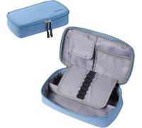 Kal-Grande Trousse À Crayons Pour Étudiants, Filles Et Garçons, Grande Capacité, Trousse À Crayons En Tissu Recyclé, Organiseur De Papeterie Pour L'école, Le Collège, Le Bureau