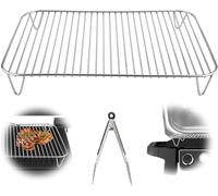 KAL-Grille Antiadhésif Pour Ninja Woodfire Barbecue Électrique & Fumoir, Accessoires De Gril Compatible Avec Ninja Woodfire Og701 Og751 Gril Extérieur, Lavable Au Lave-Vaisselle (1Pc)