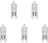 Kal-Halopin 66733 Lot De 5 Stylos Halogènes G9 33 W 230 V 2900 K Blanc Chaud 460 Lm Intensité Variable