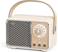 KAL-Haut-Parleur Bt Rétro, Haut-Parleur Sans Fil Portable, Mini Haut-Parleur Sans Fil De Ancien Pour La Maison, Les Voyages En Plein Air, 6 Heures De Lecture, Prend En