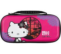 Kal-Hello Kitty Housse De Protection Et Transport Pour Consoles Nintendo Switch, Switch Lite Et Switch Oled - Rangement 8 Jeux - Rose