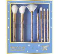 Kal-Holler And Glow Blend It Out Lot De 7 Pinceaux De Maquillage Comprenant : Visage, Joues, Éventail, Sourcils Inclinés Et Bobine, Fard À Paupières, Fard À Paupières De Précision Et Pinceau À Fard À