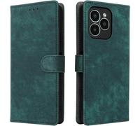 KAL-Housse Pour Fossibot S2 Etui, Rfid Protect Pu/Tpu Cuir Coque Magnétique Portefeuille, Vert
