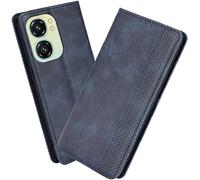 Kal-Housse Pour Telephone Oukitel C58 Pro/Oukitel C58 Etui, Pu/Tpu Retourner Cuir Coque Magnétique Portefeuille, Bleu