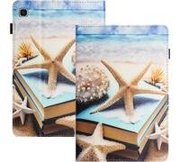KAL-Housse Tablette Pour Samsung Galaxy Tab S5E Sm-T720/T725 Pu+Tpu Coque Tablette Samsung Tab S5E Réveil/Veille Automatique Coque Galaxy Tab S5E Étoile De Mer