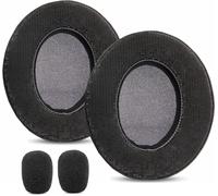 KAL-Hs35 Coussins D'Oreille Professionnels De Rechange Compatibles Avec Corsair Hs35 Hs40 Hs45 Casques De Jeu Stéréo Coussins D'Oreille En Cuir Confortable Et Mousse À Mémoire De Forme
