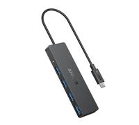 KAL-Hub Usb C, Adaptateur Macbook Pro Avec Multiple Ports Usb 3.0, Otg 5 Gbit/S Ultra Mince, Câble De 20 Cm, Pour Macbook, Mac Pro, Mac Mini, Imac, Surface Pro, Xps, Pc, Clé Usb, Disque Dur Portable