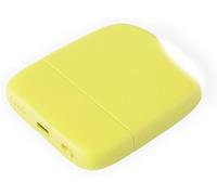 Kal-- Ice-Powerbank - Batterie Externe 5000 Mah Avec Lumière Tactile Intégrée Adaptée À Tous Les Smartphone Iphone,Samsung,Huawei,Xiaomi,Lg,Tablette En Plastique Recyclé Certifié Grs - Jaune