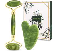 KAL-Jade Roller Visage Et Gua Sha Masseur, Naturel Anti-Âge Pour Le Traitement Des Poches Des Yeux, Le Raffermissement De La Peau, Rajeunir Visage Et Cou