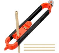 Kal-Jauge De Contour Avec Serrure, Contour Gauge Duplicator Avec 3 Crayons, Outil De Traçage De Contour Précis, Duplicateur De Forme Irrégulière, Règlede Profil De Mesure Pour Travail Du Bois