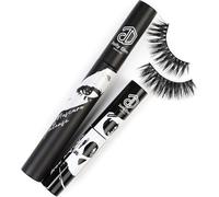 Kal-Jolly Dim By Inglot Kit De Maquillage Pour Yeux, Avec Mascara Pour Sourcils Noir, Faux Cils Élégants, Mascara Noir Intense