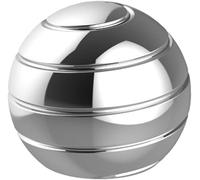 KAL-Jouet De Bureau Rotatif Cinétique Stress De Soulagement De L'Anxiété Soulagement De L'Anxiété Tdah (Dia-38Mm, Argenté)