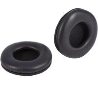 KAL-Jvc Ha S160 B E Flats Jvc 8Cm Oreillettes Cuir Pu Noir Et Mousse Souple Oreillettes De Remplacement Souples Coussin Cuir Pu Mousse Souple Pour Casque Casque Noir