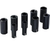 KAL-Katsu Réducteur De Mandrin À Pince 9 Pièces, Adaptateurs De Support De Mandrin À Embout De Routeur Convertisseurs De Bague Fendue Pour Machine De Gravure Cnc À Fraisage Du Bois Sp10035117