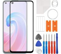 Kal-Kit De Réparation D'écran En Verre Avant Compatible Avec Oppo A96 (No Lcd Screen) Avec Kit D'outils