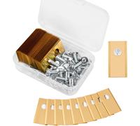 KAL-Lame Robot Tondeuse Lot De 30 Lames De Tondeuses Lames De Rechange Universelles Couteau De Rechange Avec Vis Compatible Avec Worx Landroid, Robomow, Landxcape Et Scheppach