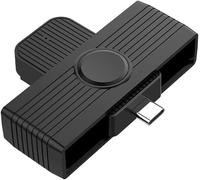 KAL-Lecteur De Carte À Puce De Type C, Banque D'Identification De Mémoire, Emv, Dnie, Dni, Cloneur De Carte Sim, Adaptateur De Connecteur Pour Système D'Exploitation, Type-C