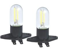 KAL-Led Micro-Onde Ampoule 1.5W Z187 Filament Clair 240V 20W Équivalent Lampes À Incandescence Pour Galanz Réfrigérateur Four À Micro-Ondes Électriques Gamme Capuche Témoin Lumineux 2 Pcs