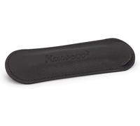 Kal-Liliput Étui En Cuir Écologique Pour 2 Stylos Liliput I Étui En Cuir Véritable Avec Joli Gaufrage I Trousse À Crayons Chic Et Classique I Étui À Crayons 10 X 1,5 X 4 Cm Noir