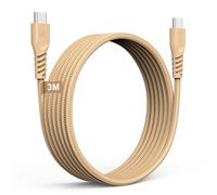 KAL-Long 3M Câble Usb C Vers Usb C 60 W, Câble Tressé De Type C Vers C Charge Rapide Compatible Avec Iphone 15, Ipad Pro, Macbook, Samsung S24/S23/A14/A15/A25/A35/A34/A55/A54/A05S/A04S, Etc