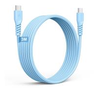 Kal-Long 3m Câble Usb C Vers Usb C 60 W, Câble Tressé De Type C Vers C Charge Rapide Compatible Avec Iphone 15, Ipad Pro, Macbook, Samsung S24/S23/A14/A15/A25/A35/A34/A55/A54/A05s/A04s, Etc