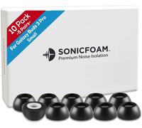 KAL-Lot De 10 Embouts De Rechange En Mousse À Mémoire De Forme Pour Galaxy Buds 3 Pro (Buds 3 Pro Petit, Noir)