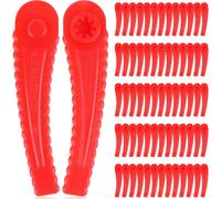 KAL-Lot De 120 Lames De Rechange En Plastique Pour Coupe-Bordure Bosch Art23-18Li Art26-18Li, 26-18Li, 23-18Li, 1083-B3-00 Pour Coupe-Bordures Sans Fil