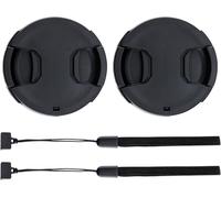 KAL-Lot De 2 77Mm Bouchon D'Objectif Frontale Lens Cap Pour Canon Eos 6D 6Dii Avec Ef 24-105Mm Ou 24-70Mm F4L Objectif Kit Pour Nikon D750 D780 Avec Af-S 24-120Mm F4G Objectif Kit Et Autres Objectifs