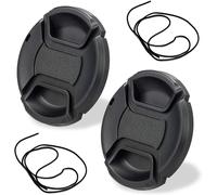 KAL-Lot De 2 Bouchons D'Objectif Clipsables 72 Mm Pour Fuji Xf16-80 Mm F/4 R Ois Wr Pour Appareil Photo Fuji X-T4 X-T3 - 72 Mm - Pour Objectif Nikor Z 24-70 Mm F/4 S Pour Appareil Photo Nikon Z7 Z6