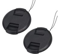 KAL-Lot De 2 Bouchons D'Objectif Pincés Au Centre Pour Objectif Nikkor Z 50-250 Mm, Pour Objectif Nikon Z50, Sony Rx10 Cx900E Ax100E E18-200Le Ii E10-8, Deuxième Génération À Clipser 62 Mm