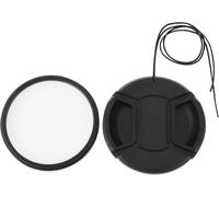KAL-Lot De 2 Bouchons D'Objectif Pour Filtre Uv 58 Mm Bague D'Adaptation Compatible Avec Panasonic Lumix S 26 Mm