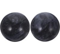 KAL-Lot De 2 Boules À Main Chinoises - Boules De Qigong Pour Favoriser La Santé Et Réduire Le Stress - Idéales Pour L'Entraînement Et La Détente Des Mains - Billes Sonores Naturelles En Noir