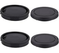 KAL-Lot De 2 Capuchons Avant + Bouchon D'Objectif Arrière Compatibles Avec Sony Alpha A-Mount/Minolta Af Mount Pour Appareil Photo A58 A99 A99Ii A350 A33 A77