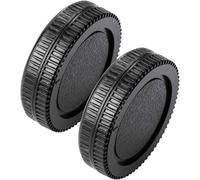 KAL-Lot De 2 Capuchons De Corps Et Cache Arrière D'Objectif Pour Appareils Photo Et Objectifs Olympus/Panasonic M4/3