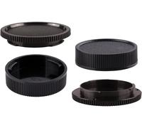 KAL-Lot De 2 Capuchons De Corps Et Cache-Objectif Arrière Compatibles Avec Objectif Leica R-Mount Lr Et Appareils Photo R50 R3 R5 Sl2