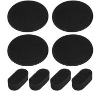 KAL-Lot De 2 Coussinets En Mousse Pour Écouteurs Avec 4 Coussinets Et 4 Bandeaux Compatibles Avec Koss Porta Pro Sporta Pro Noir