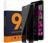 Kal-Lot De 2 Films De Protection D'écran En Verre Blindé Pour Iphone 6/6s/7/8/Se, Anti-Rayures, Incassable, Pas De Bulles, Écran Tactile Sensible Pour Iphone Se