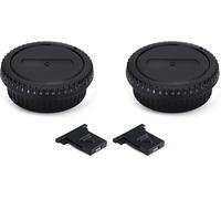 KAL-Lot De 2 Kit Cache-Boîtier + Protège-Objectif Arrière Ef Ef-S Monture Pour Canon Eos 90D 80D 70D 60D 5D Mark Iii Iv 6D 7D Mark Ii 4000D 2000D 1300D 1200D 850D 800D 760D 750D 700D 650D 250D 200D 1