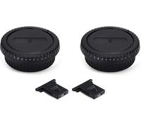 KAL-Lot De 2 Kit Cache-Boîtier + Protège-Objectif Arrière Ef Ef-S Monture Pour Canon Eos 90D 80D 70D 60D 5D Mark Iii Iv 6D 7D Mark Ii 4000D 2000D 1300D 1200D 850D 800D 760D 750D 700D 650D 250D 200D 1