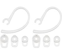 KAL-Lot De 2 Paires De Bouchons D'Oreilles Et De Crochets D'Oreille Compatibles Avec Les Casques Bluetooth Sans Fil Plantronics -Tailles S M L -3 Tailles -Transparents