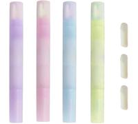 Kal-Lot De 4 Stylos Correcteurs De Vernis À Ongles, 12 Pointes De Rechange, Stylo De Retrait De Nail Art, Stylo Correcteur De Vernis À Ongles