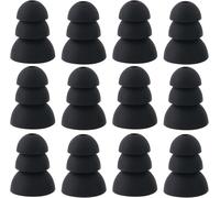 KAL-Lot De 6 Paires D'Embouts Auriculaires À Triple Bride Avec Trou De 2 Mm Compatibles Avec Shure Se215 Pro