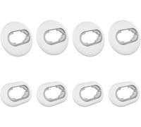 KAL-Lot De 8 Paires D'Embouts Auriculaires Pour Samsung Galaxy Buds Live 2020 (Dsm-R180) -En Silicone Souple Antidérapant -8 Paires -Gris