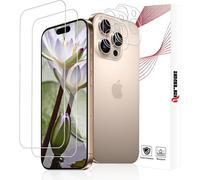 Kal-Lot De Films De Protection D'écran En Verre Blindé Pour Iphone 16 Pro 5g, 2.5d, Ultra Résistants, Sans Bulles D'air