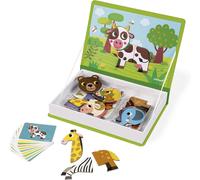 KAL-- Magneti'Book Animaux - Jeu Éducatif Magnétique 30 Pièces - Dès 3 Ans, J02723, Blanc